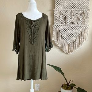 NWT NAÏF Green Tunic Dress (PS)